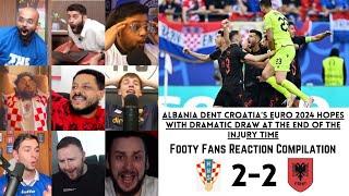 FOOTY FANS React to CROATIA 2-2 ALBANIA | EURO 2024 | Group B Round 2 | 19-06-2024