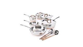 FOOD   WINE 13piece Stainless Steel Cookware Set