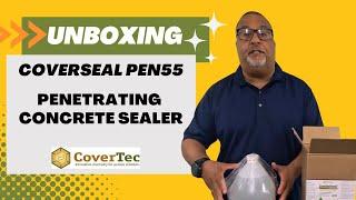 CoverSeal Pen55 Penetrating Concrete Sealer - Unboxing Video - CoverTec Products