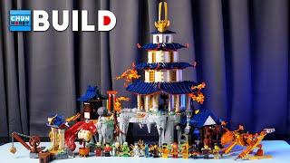 LEGO Speed Build! NINJAGO 71814 Tournament Temple City!! | LEGO NINJAGO 2024 | Beat Build