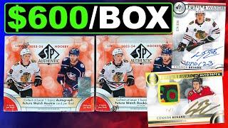 INSANITY! - 2023-24 SP Authentic Hockey Hobby Box Break x2 - Connor Bedard