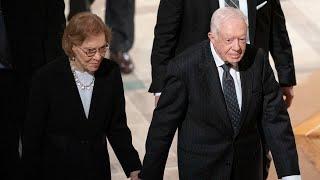 Former President Jimmy Carter mourning death of Rosalynn Carter, one year later