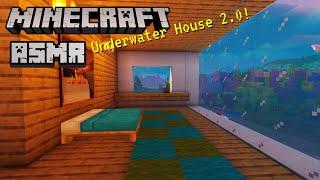 Minecraft ASMR | Building a Modern Underwater House  Cupped ear to ear whispering