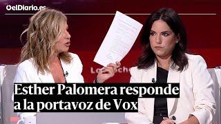 ESTHER PALOMERA responde a la mentira de VOX en RTVE: no contestó a las preguntas de ELDIARIO.ES