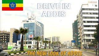 Driving in Addis Ababa with new look, HD Cam Jul 12/24 || Bole DHGeda Tower  - The place - EU Rwanda