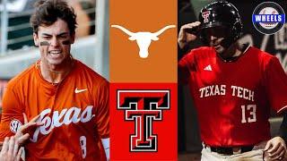 #15 Texas vs Texas Tech Highlights | 2025 College Baseball Highlights