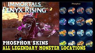 Immortals Fenyx Rising All Legendary Monster Locations with Phosphor Skins (Ornithology Trophy Guide