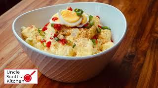 Southern-Style Potato Salad Recipe (with eggs and yellow mustard)