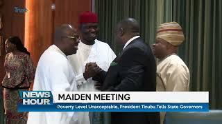 MAIDEN MEETING: Poverty Level Unacceptable, President Tinubu Tells State Governors | TRUST TV