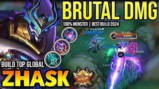 ZHASK BEST BUILD 2024 | BUILD TOP GLOBAL ZHASK GAMEPLAY | MOBILE LEGENDS