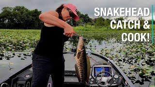 Catch and Cook - Snakehead Tacos - Christie Bradley Fishing