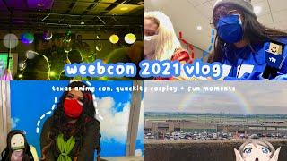 weebcon 2021, texas anime convention + quackity cosplay | in vlog