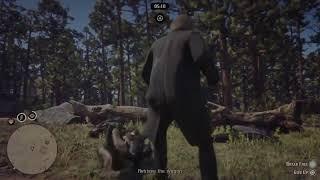 Red Dead Redemption 2: female outlaw gets Hogtied and beaten