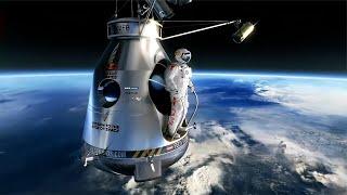太空跳伞第一人有多牛 3 9万米高空自由落体,时速1342公里超音速