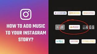 How to add (put) Music to your Instagram Story - 2021 | Hey Let's Learn Something