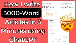  Ultimate ChatGPT Long-Form Content Creation Prompt for SEO