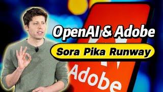 OpenAI Sora加持Adobe，重磅官宣生成式AI視頻工具更新！AI視頻全家桶來了！