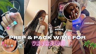 PREP & PACK W/ME FOR A VACATION TO COSTA RICA | piercing, opening packages, hair, nails & more!