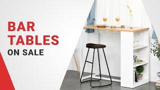 HOMCOM Bar Table: The Must-Have Piece for Modern Home Decor. Aosm.com Offer.