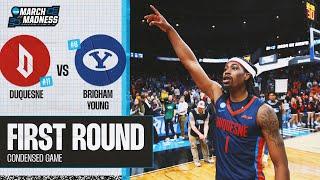 Duquesne vs. BYU - First Round NCAA tournament extended highlights