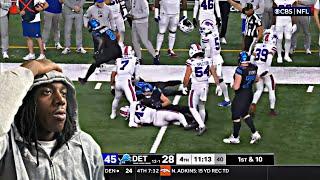 DIE HARD LIONS FAN REACTS TO DETROIT LIONS VS BUFFALO BILLS HIGHLIGHTS!!! 