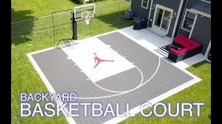 VersaCourt and MegaSlam XL - Backyard Basketball Court