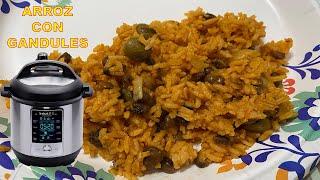 EASY ARROZ CON GANDULES IN THE INSTANT POT #arrozcongandules #instantpot #instantpotrecipes