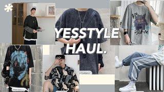 a fall yesstyle haul // men's fashion! 