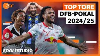 Top Tore im DFB-Pokal der bisherigen Saison 2024/25 | sportstudio