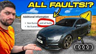 I TOOK A MASSIVE GAMBLE ON THIS NON RUNNER AUDI A7 FROM BCA!...