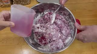 Homemade RecipeBeetroot Bread w Cranberry Bread! #baking #recipe #songlele #tutorial