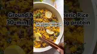 An easy 30 minute meal #quickrecipe  #easymeals #rice #turmeric #shortsrecipe Recipe in caption 