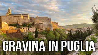 [4k] Italy Walking Tour  GRAVINA IN PUGLIA - with Captions!