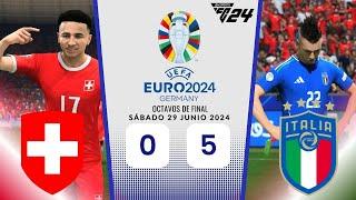 SUIZA - ITALIA | UEFA EURO 2024™ | OCTAVOS DE FINAL | EA SPORTS FC™ 24