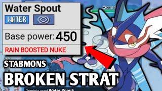 TERA WATER "WATER SPOUT" GRENINJA IS BROKEN IN STABMONS | POKEMON SCARLET AND VIOLET