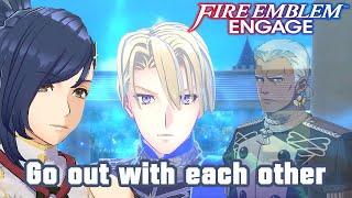 Fire Emblem Engage - Kagetsu and Dimitri Bond supports