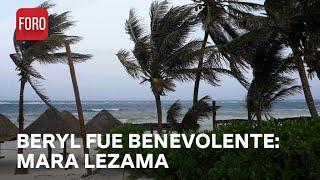 ¿Qué afectaciones causó el huracán Beryl?: Gobernadora de Quintana Roo - Las Noticias