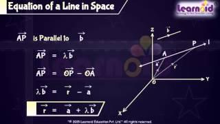 Class 12: Equation of a line in Space