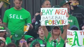 A's & Giants fans "Unite the Bay" with protest at Oracle Park