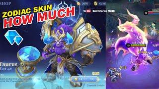 HOW MUCH ZODIAC SKIN Minotaur Taurus  |  Summon Draw April 2023 MLBB