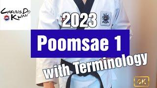 Taekwondo Poomsae 1 with Terminology (2023)