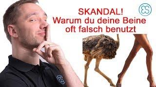 Skandal! Warum du deine Beine oft falsch benutzt ;-) Richtig Stehen