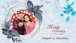 Saiyaan Dil main Aana Re | Mayank & Khushboo | Ringceremony | Teaser