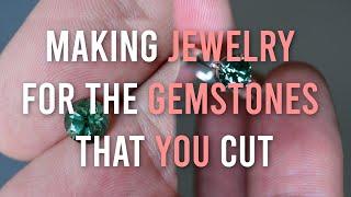 Making Jewelry for the Gemstones that You Cut - Step by Step Ring Casting Journey