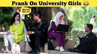 Prank On University Girls | Prank in Pakistan | By Bobby Butt