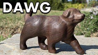 Carving a Wooden Dog with a Dremel Rotary Tool - How To