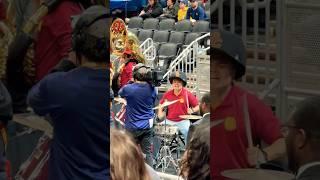 March Madness 2025 USC Band Drummer, Indianapolis.