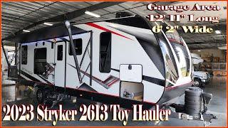 2023 Stryker 2613 Toy Hauler Travel Trailer by Cruiser RV at Couchs RV Nation - RV Review Tour