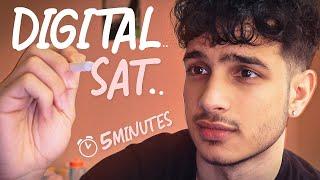 Completing DIGITAL SAT MATH Section in 5 MINUTES | 100% LEGIT