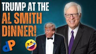 Trump Jokes at the Al Smith Dinner